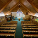 Ariel View - Church Sanctuary
